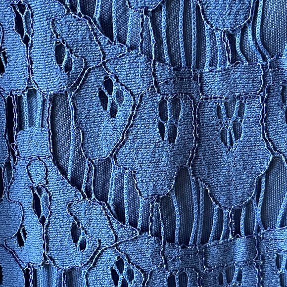 Isaac Mizrahi Lace Maxi Dress with Scallop Hem 1X - Picture 6 of 8